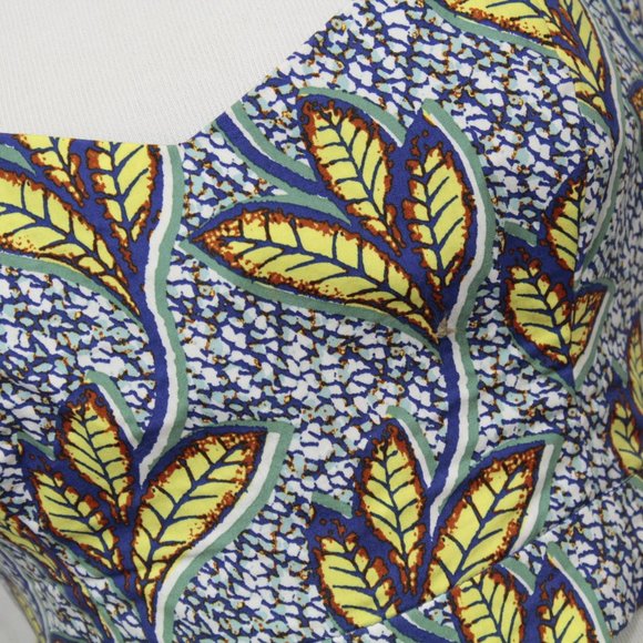 Zara Bustier Leaves Crop Top L - Picture 6 of 10